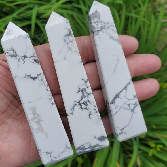 Magic Moon Other - Howlite Crystal Tower